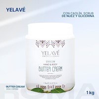 HAND & BODY BUTTER CREAM 1KG YELAVÉ